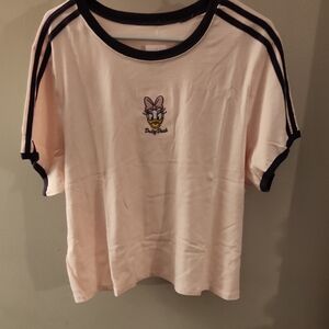 Disney Pink and Gray Short Sleeve Tee